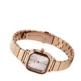 Ainsley II Stainless Steel Strap Shift Watch (Silver/Rose Gold)