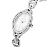 Rebecca Classic Bracelet Analog  Watch with Bracelet Set (Silver)