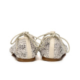 Nyla Strappy Ballerina Flats (Beige)