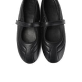 Odelia Padded Mary Janes Flats (Black)