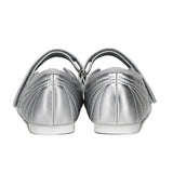 Odelia Padded Mary Janes Flats (Silver)