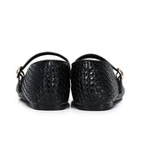 Maya Braided Mary Janes Flats & Ballerina (Black)