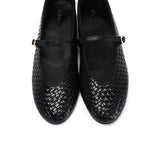 Maya Braided Mary Janes Flats & Ballerina (Black)