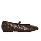 Maya Braided Mary Janes Flats & Ballerina (Espresso)