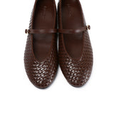 Maya Braided Mary Janes Flats & Ballerina (Espresso)