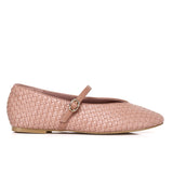 Maya Braided Mary Janes Flats & Ballerina (Pink)