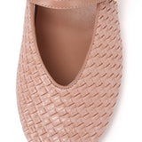 Maya Braided Mary Janes Flats & Ballerina (Pink)