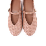 Maya Braided Mary Janes Flats & Ballerina (Pink)