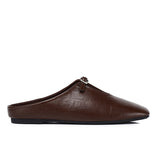Eliana Square Toe Slip on Flat (Espresso)