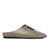Eliana Square Toe Slip on Flat (Grey)