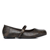 Leandra Mary Jane Ballerina Flats (Espresso)