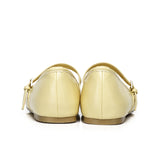 Leandra Mary Jane Ballerina Flats (Light Yellow)