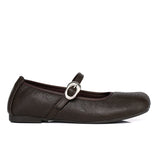 Maura Mary Jane Ballerina Flats (Espresso)