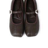 Maura Mary Jane Ballerina Flats (Espresso)