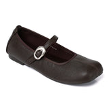 Maura Mary Jane Ballerina Flats (Espresso)