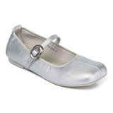 Maura Mary Jane Ballerina Flats (Silver)