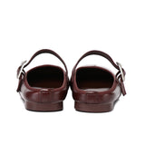 Willow Slip On Mary Jane Ballerina Flats (Burgundy)
