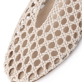 Olani Knotted Ballerina Flats (Beige)