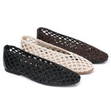 Olani Knotted Ballerina Flats (Beige)