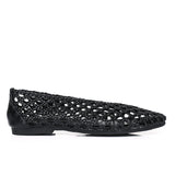 Olani Knotted Ballerina Flats (Black)