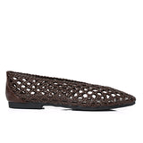 Olani Knotted Ballerina Flats (Espresso)