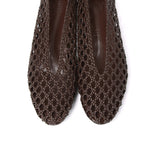 Olani Knotted Ballerina Flats (Espresso)