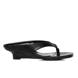 Parker Thong Wedges (Black)
