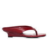 Parker Thong Wedges (Red)