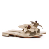 Rowan Floral Sandals (Khaki)