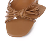 Albie Leaf Sandals (Brown)