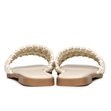 Reya Braided Sandals (Beige)