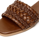 Reya Braided Sandals (Brown)