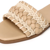 Reya Braided Sandals (Camel)
