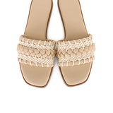 Reya Braided Sandals (Camel)