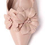 Veronica Floral Heels (Pink)