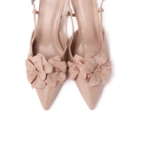 Veronica Floral Heels (Pink)