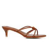Ava Beads Strappy Heels (Cinnamon)