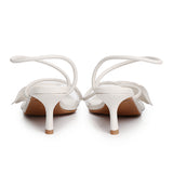 Romy Floral Strappy Heels (Beige)