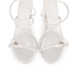 Romy Floral Strappy Heels (Beige)
