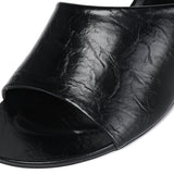 Marcela Heeled Sandals (Black)