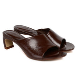 Marcela Heeled Sandals (Brown)
