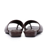 Daniela Toe Ring Heeled Sandals (Espresso)