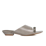 Daniela Toe Ring Heeled Sandals (Grey)