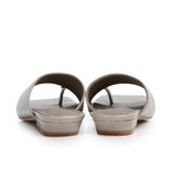 Daniela Toe Ring Heeled Sandals (Grey)