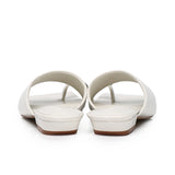 Daniela Toe Ring Heeled Sandals (Off White)