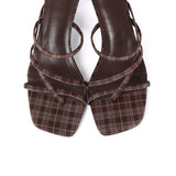 Gianna Strappy Heels (Espresso)