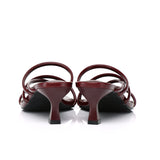 Gianna Strappy Heels (Maroon)