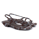 Rem Strappy Heels Heels (Brown)