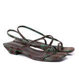 Rem Strappy Heels Heels (Green)