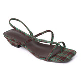Rem Strappy Heels Heels (Green)
